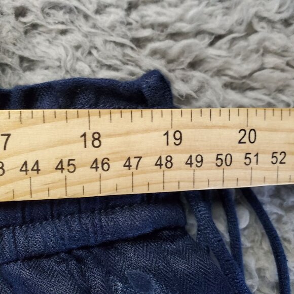 J. Crew Shorts Womens XL Navy Blue Linen Drawstring Lightweight Casual *NWT* - Picture 6 of 11